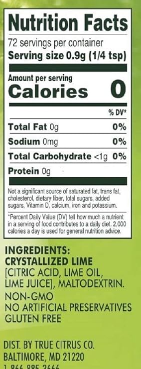 True Lime - Polvo de Limon - 65g