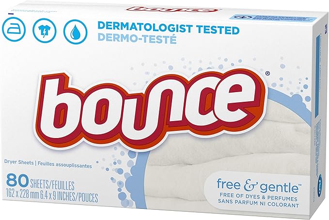 Bounce Free & Gentle Toallas de Secadora - 80 Piezas