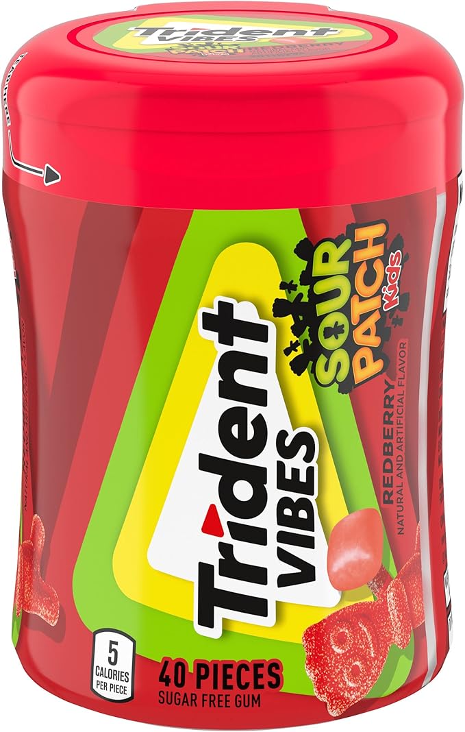 Trident Vibes Sour Patch Kids Redberry