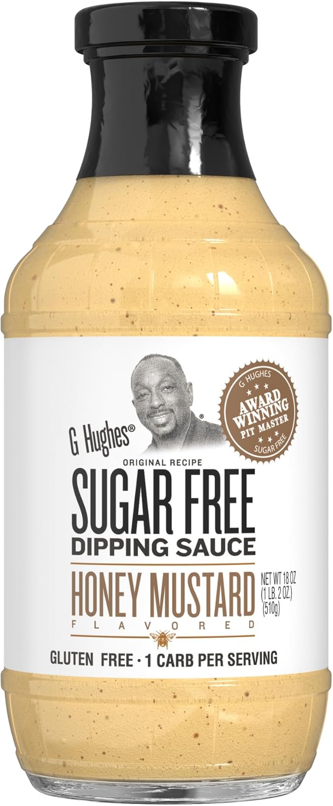 Honey Mustard G Hughes Sin Azúcar - 510g