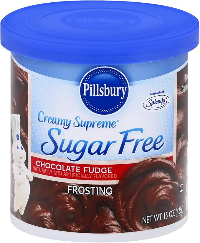 Pillsbury Creamy Supreme Betún de Chocolate Sin Azúcar - 425g