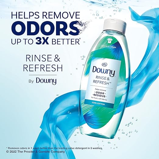Downy Liquid Rinse & Refresh - Enjuague de Tela con Aroma de Algodón Fresco, 25 oz