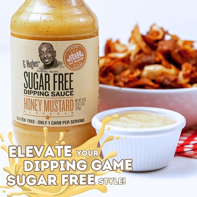 Honey Mustard G Hughes Sin Azúcar - 510g