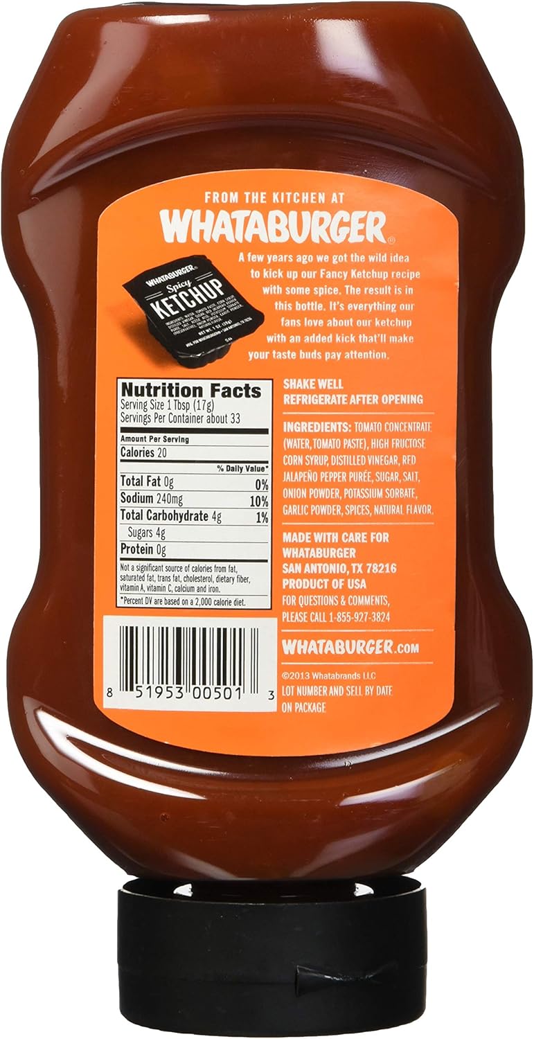 Whataburger Catsup Picante - 567g