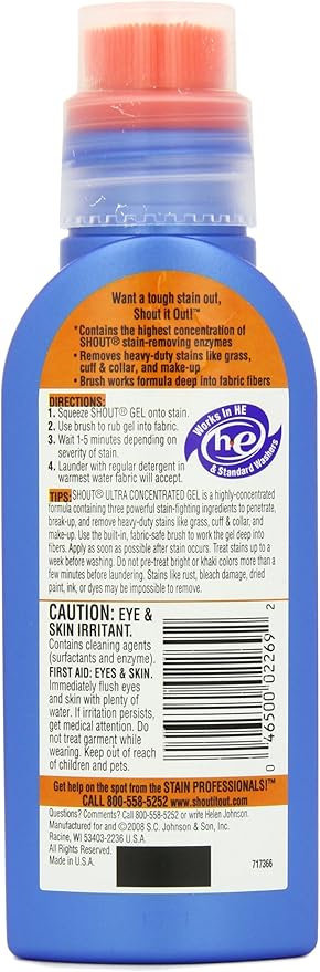 Shout Advance Laundry Gel Brush - Gel Limpiador - 8.7 oz